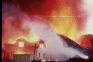 לידתו של “הר האש” באיי ווסטמן, איסלנד